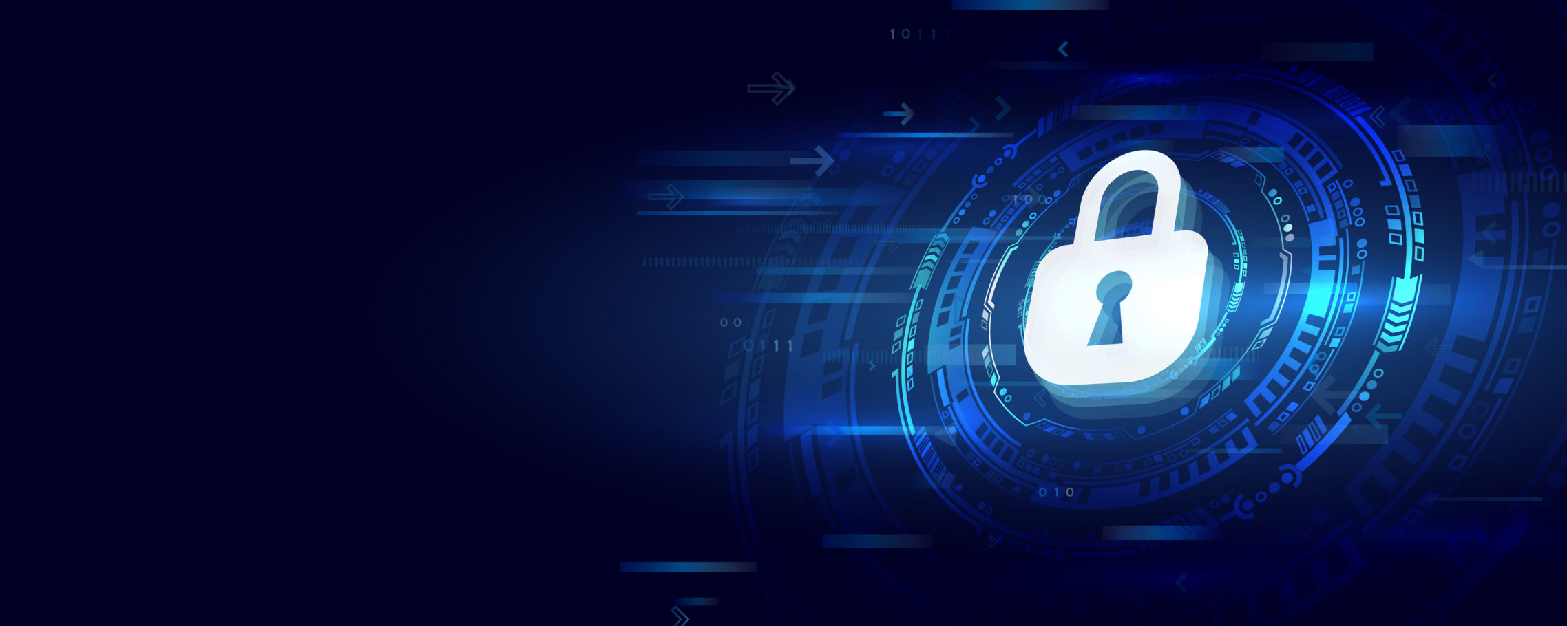 Cyber Security For Business And Internet Project. 3d Vector Illustration Of A Data Security Services